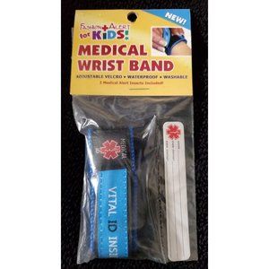 KIDS Medical Wristband Blue